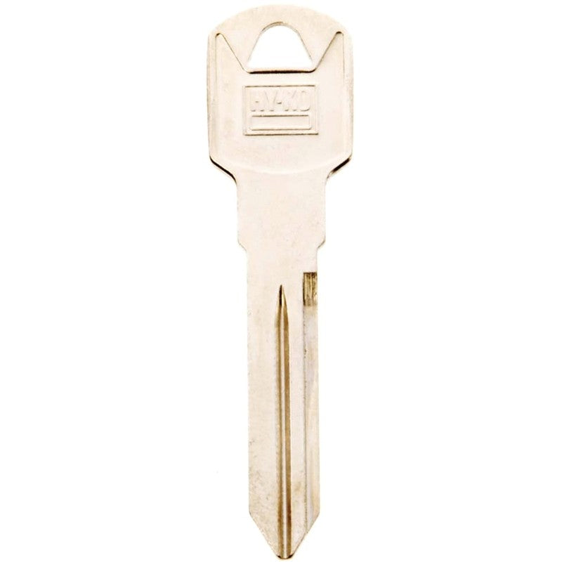 Hy-Ko 11010B89 Key Blank, Brass, Nickel, B89 Key Number (Pack of 10)