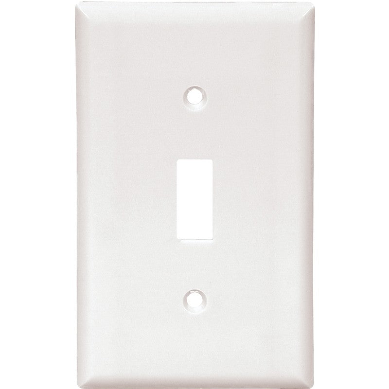 Eaton Wiring Devices 2134W Wallplate, Standard-Size, 4-1/2 in L, 2-3/4 in W, 1-Gang, Thermoset, White