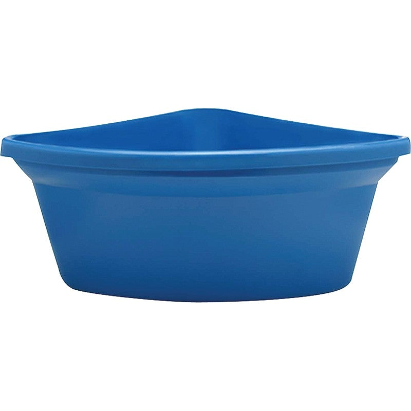 Fortex-Fortiflex CF-24BL Corner Feeder, 24 qt Volume, Rubber Polymer, Blue