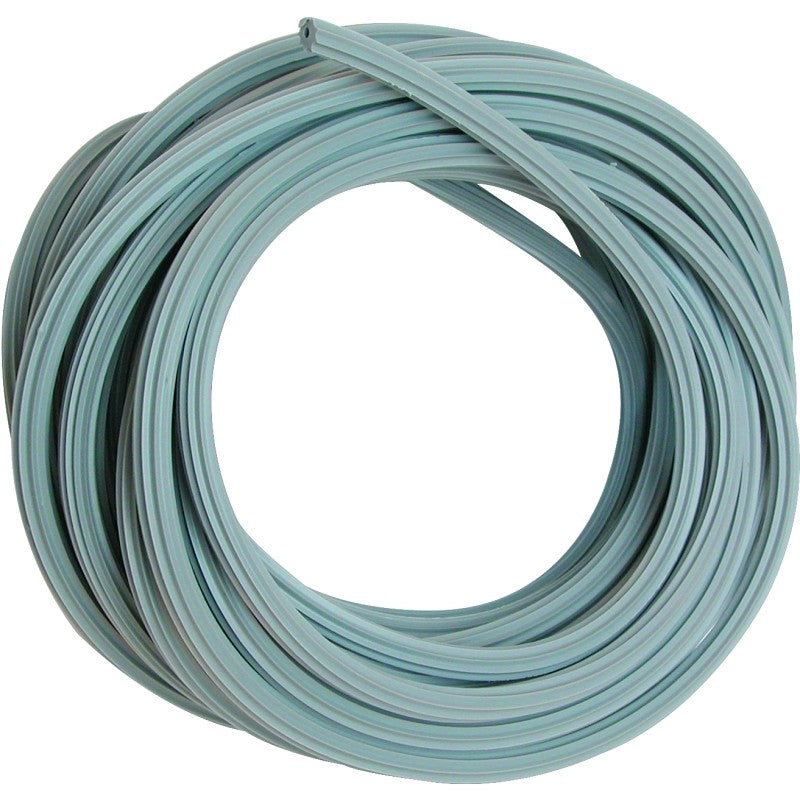 Make-2-Fit P 7644 Screen Retainer Spline, 0.230 in D, 25 ft L, Vinyl, Gray, Round