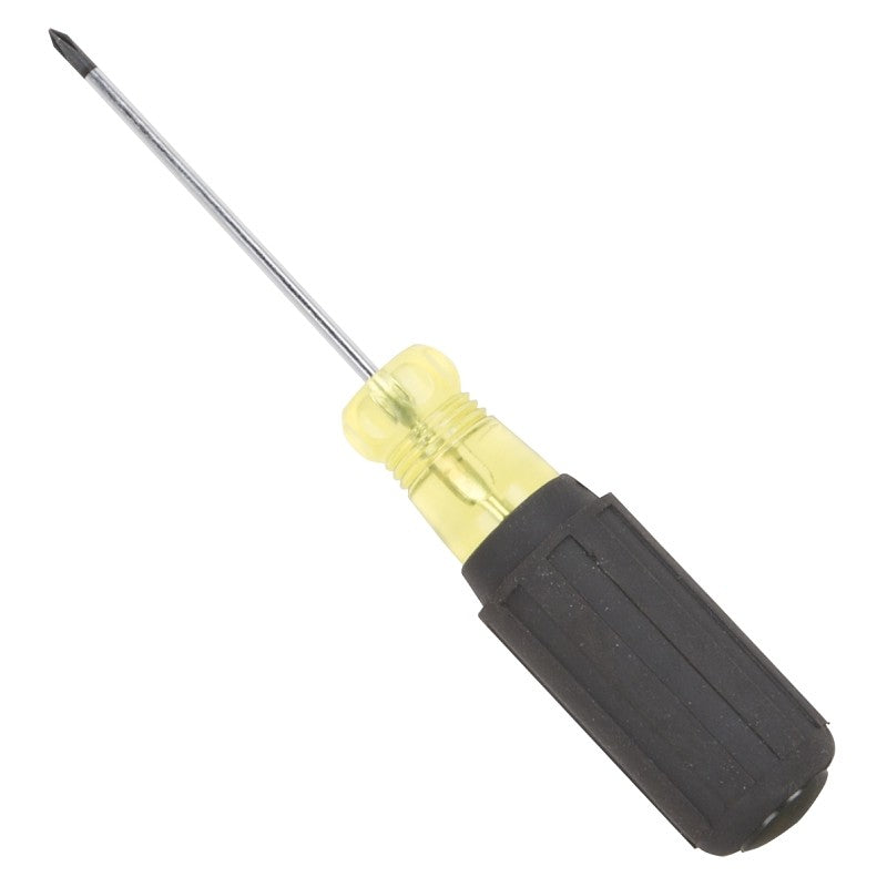 Vulcan MP-SD09 Screwdriver, 0 Drive, Phillips Drive, 6-3/4 in OAL, 3 in L Shank, Plastic/Rubber Handle