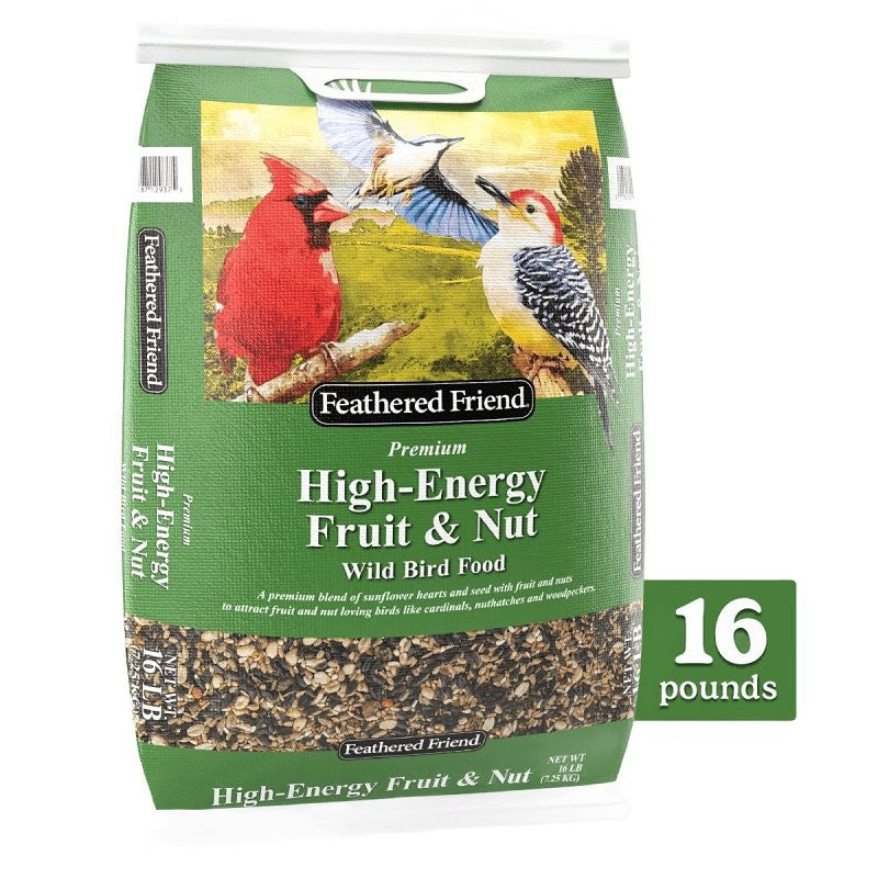Feathered Friend 14393 High Energy Fruit & Nut, Seed, 16 lb Bag