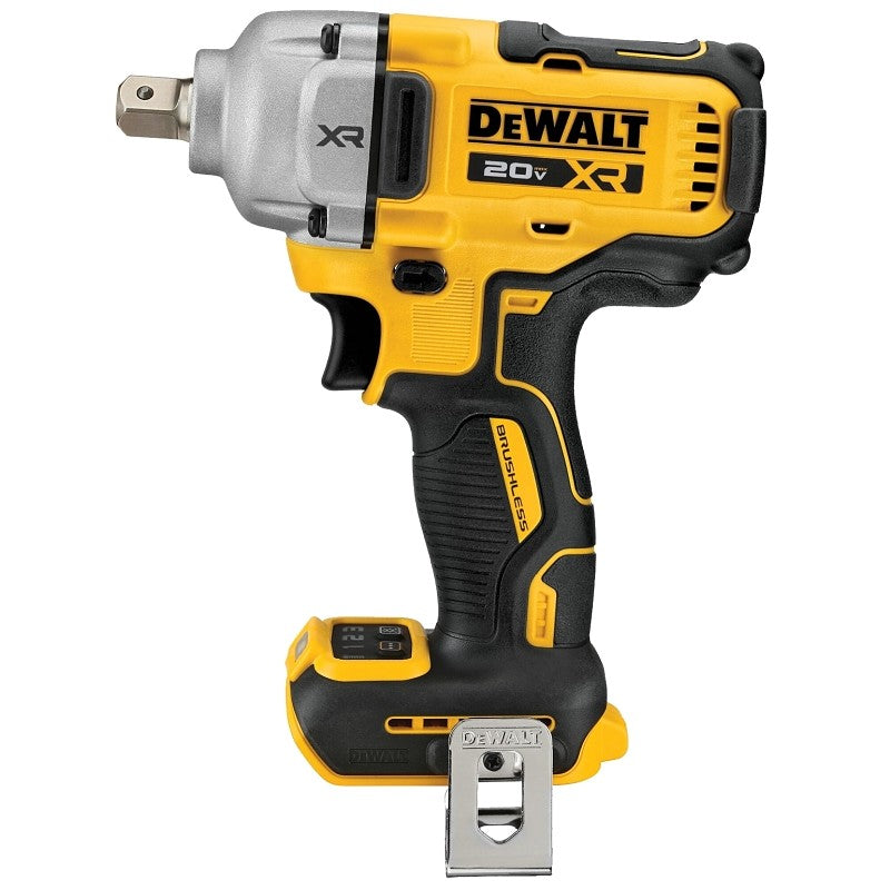 DEWALT XR DCF892B Series Impact Wrench, Includes: (1) Belt Clip, Tool Only, 20 V, 1/2 in Drive, 3250 ipm