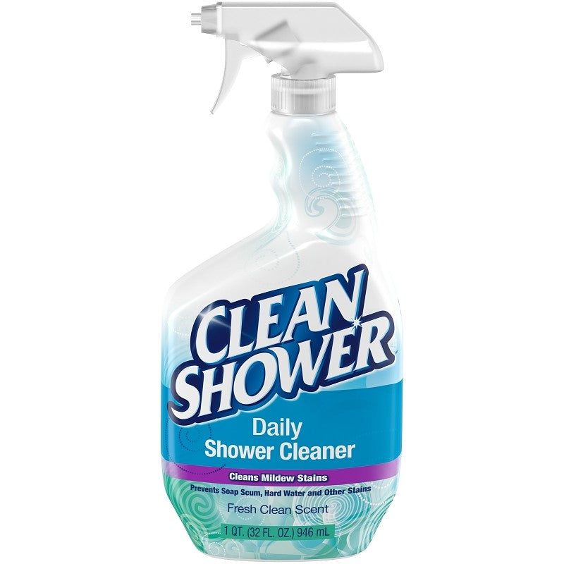 Clean Shower 00032 Shower Cleaner, 32 oz, Bottle, Liquid