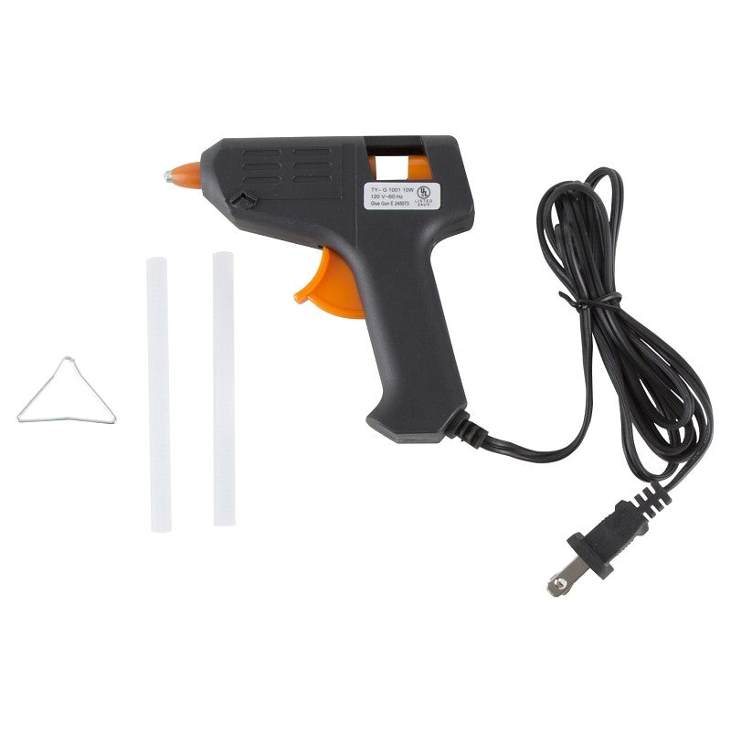 Vulcan JL-GG-10 Glue Gun, 9/32 in Dia Glue Stick, Black/Orange