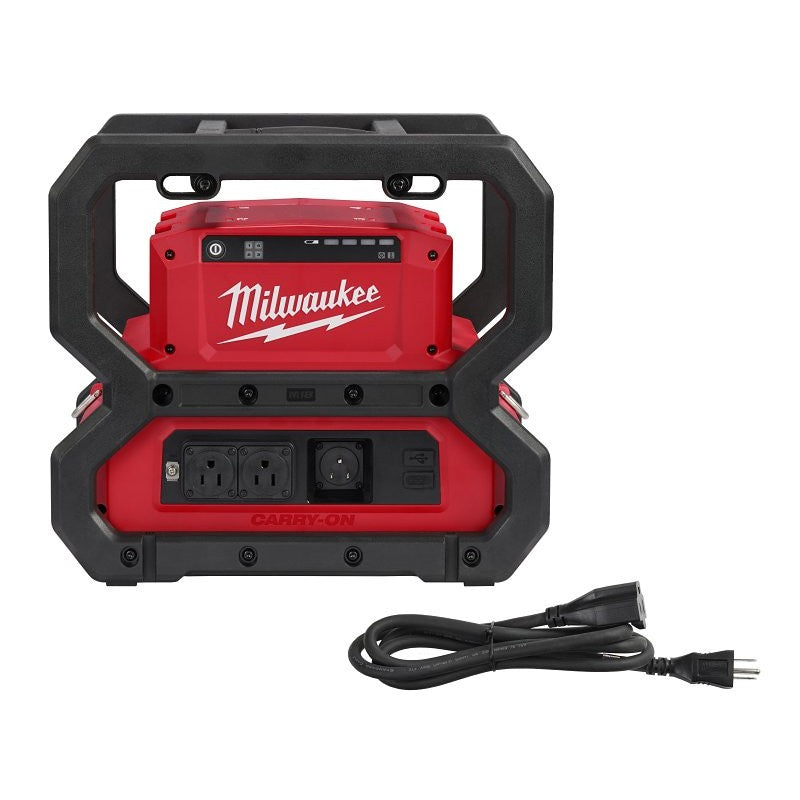 Milwaukee 2845-20 Power Supply, 120 V Input, 15 A Output, 3600/1800 W Nominal Output, 2-USB Port