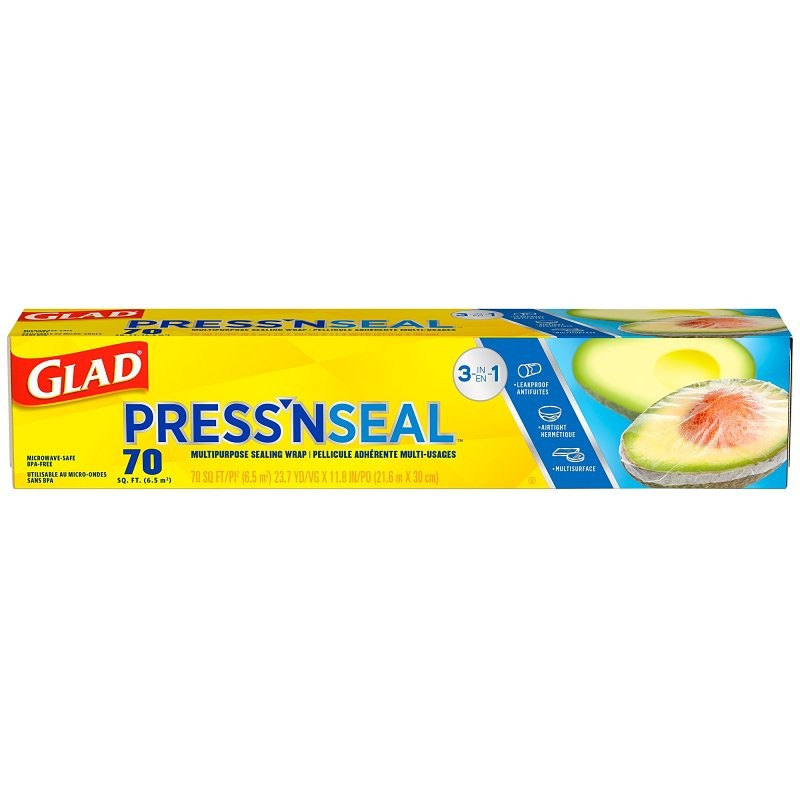 Glad Press'n Seal 70441 Wrap, 70 sq-ft