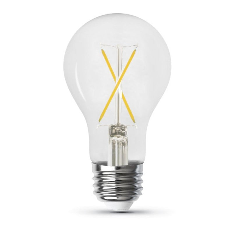 Feit Electric A1940CL950CA/FIL/4 Filament LED Bulb, Type A, A19 Lamp, 40 W Equivalent, E26 Lamp Base, Dimmable, Clear