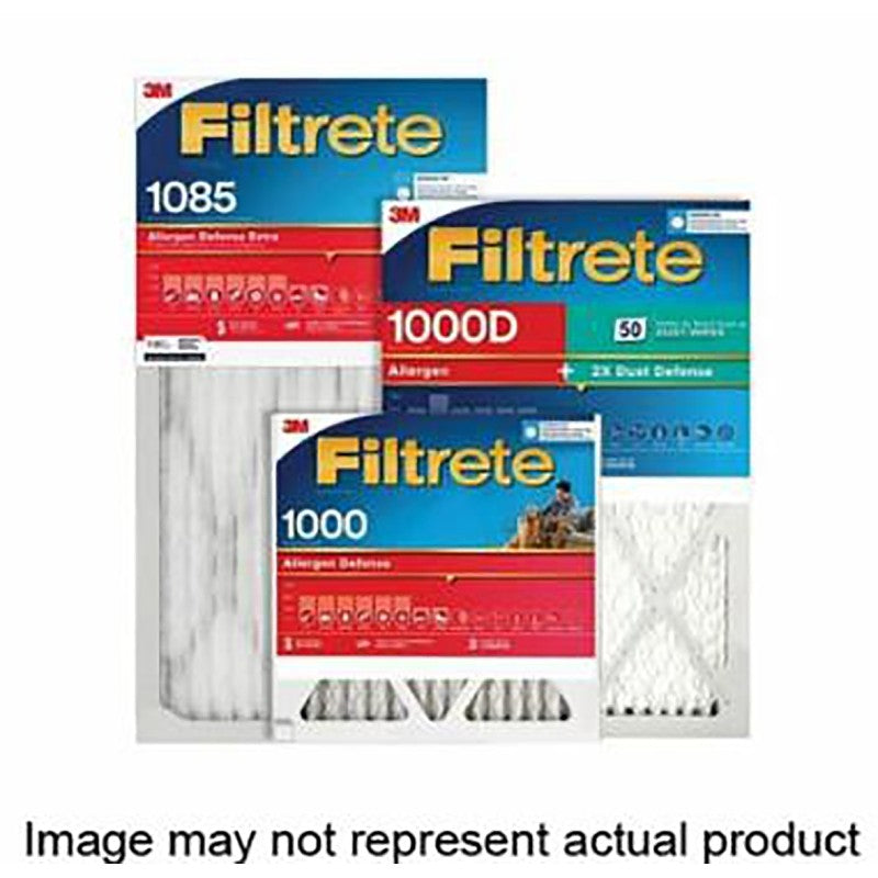 Filtrete AL12-4 Air Filter, 24 in L, 24 in W, 11 MERV, 1000 MPR, Cardboard Frame (Pack of 4)