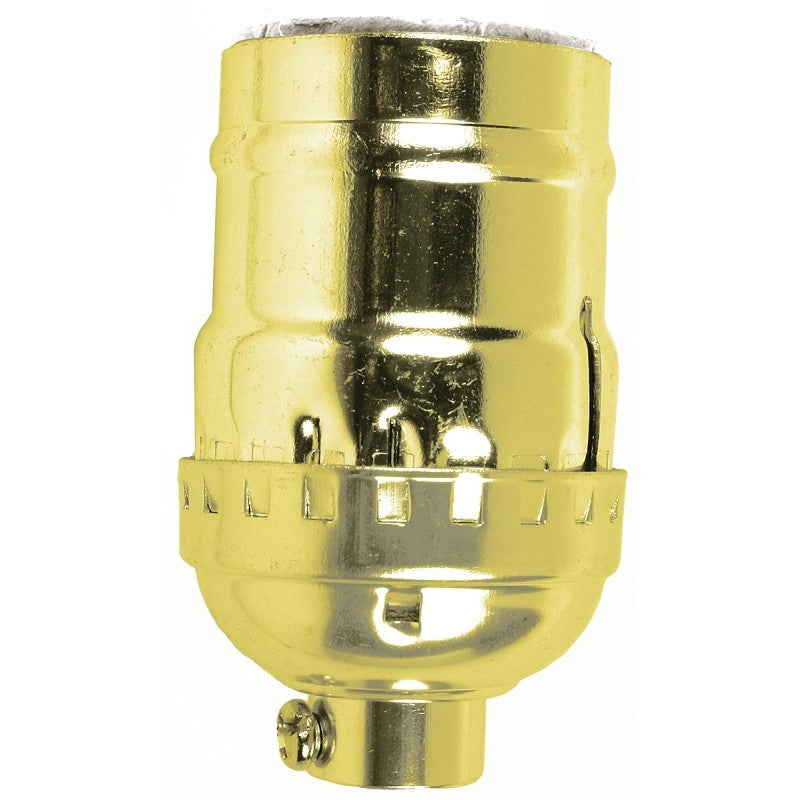 Jandorf 60406 Lamp Socket, Keyless, 250 V, 660 W, Brass Housing Material