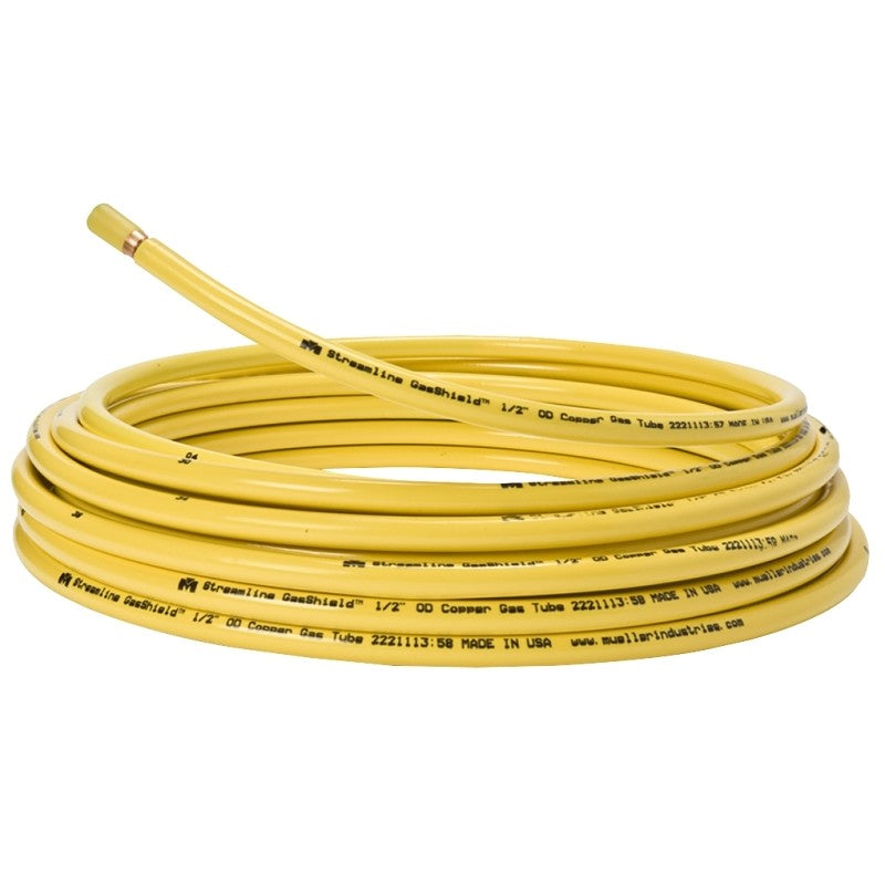 Streamline DY08050 Copper Tubing, 3/8 in, 50 ft L, Coil