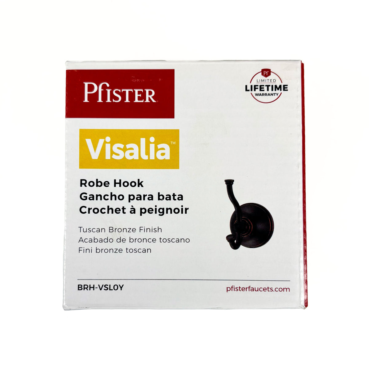Visalia Robe Hook Tuscan Bronze