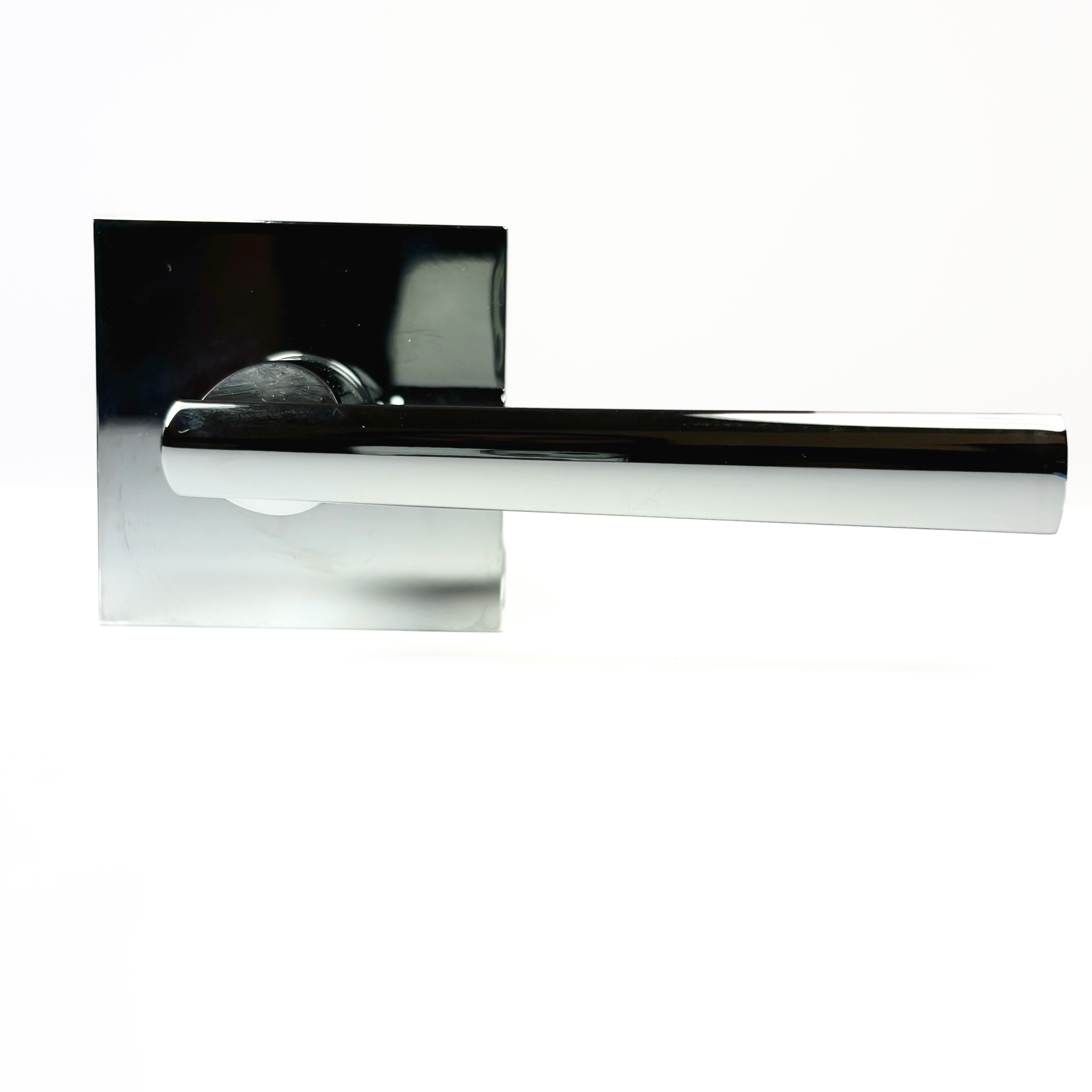 Hall And Closet Passage Leverset Square Back Polished Chrome
