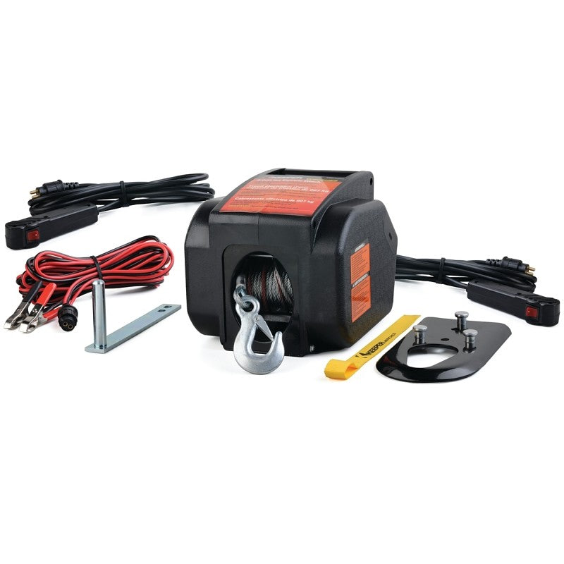 Keeper KTSL2000RM Portable Winch, Battery, Electric, 12 VDC, 2000 lb, Steel