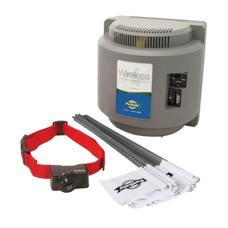 PetSafe Stay & Play PIF00-15001 Wireless Fence, Battery, 5 to 105 ft Control