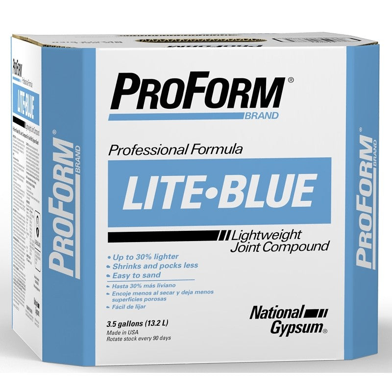 Proform Lite Blue JT0082 Joint Compound, Paste, Gray, 4.5 gal
