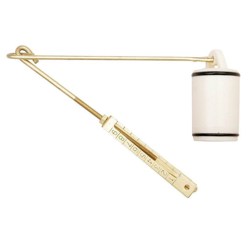 Plumb Pak PP606-23 Linkage Assembly, Brass, White, For: Trip-Lever 6 in Eye Wire, #10 to #32 Eye Bolts
