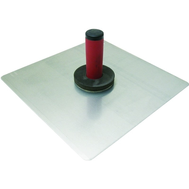 Marshalltown 1D Hawk, 13 in L Blade, 13 in W Blade, Aluminum, DuraSoft Handle, Hardwood Handle