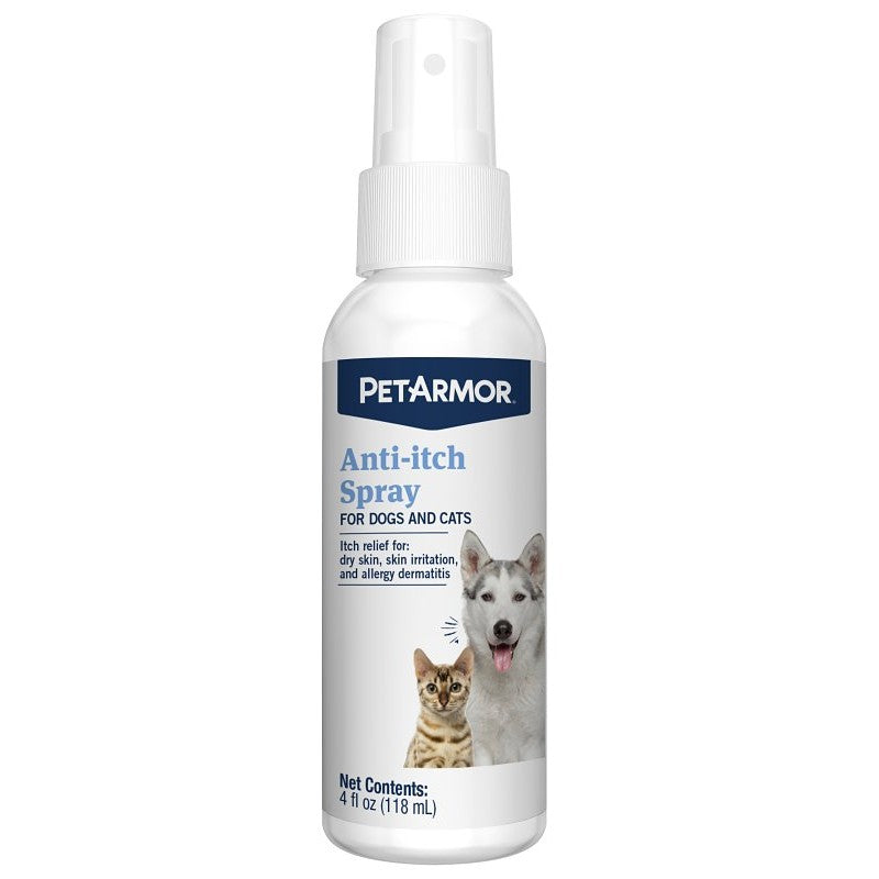 PetArmor 2713 Anti-Itch Spray, Liquid, Adult Lifestage, 4 oz Bottle