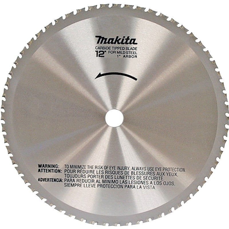 Makita A-90532 Circular Saw Blade, 12 in Dia, 1 in Arbor, 60-Teeth, Carbide Cutting Edge