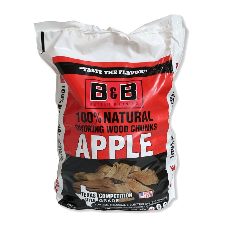 B & B Charcoal 00141 Series Smoking Chunk, Apple, Wood, 549 cu-in