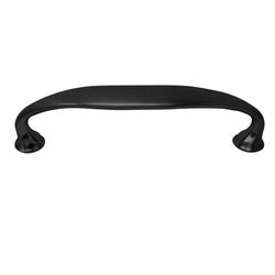 Laurey Wellington Series 12220 Rounded Foot Cabinet Pull, 1.06 in L Handle, 0.64 in H Handle, 4.33 in Projection, Zinc