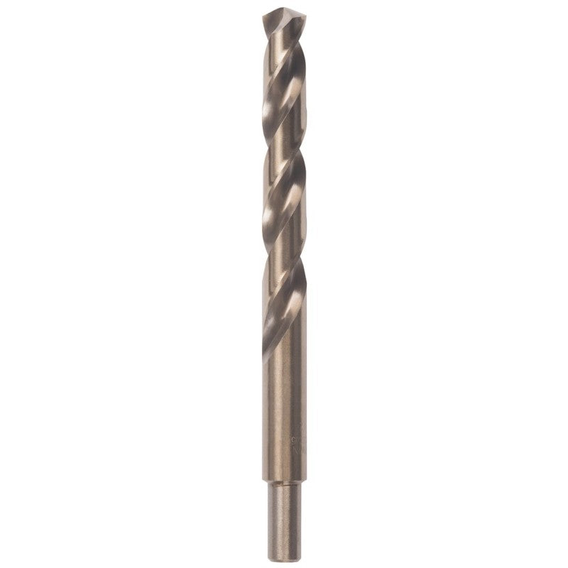 Irwin 3016032 Jobber Drill Bit, 1/2 in Dia, 3-1/4 in OAL, Spiral Flute, 1-Flute, 1/2 in Dia Shank, Reduced Shank