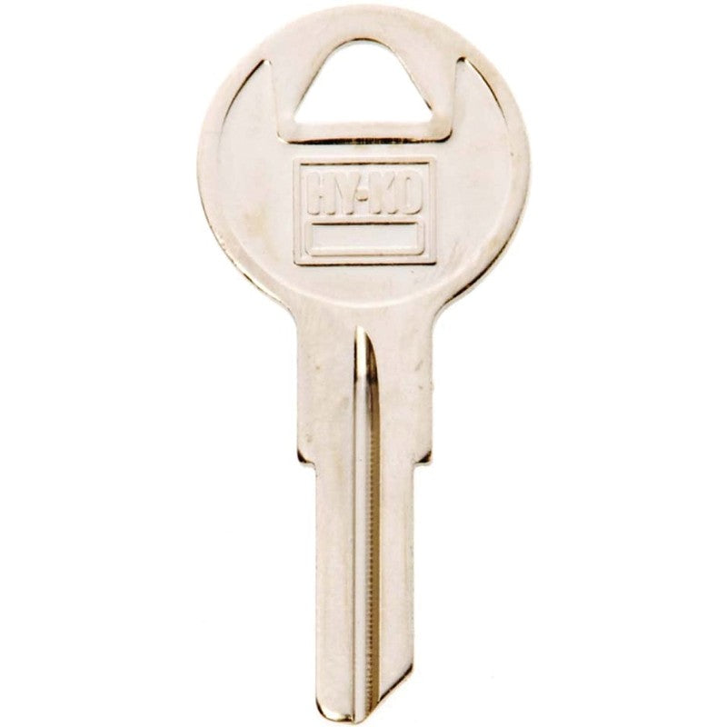 Hy-Ko 11010B52 Key Blank, Brass, Nickel, B52 Key Number (Pack of 10)