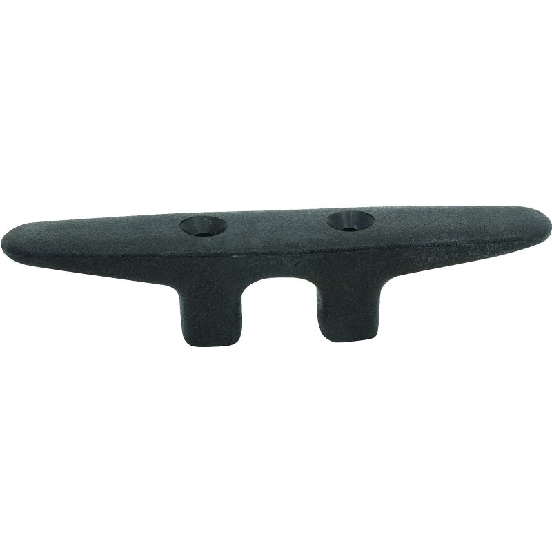 US Hardware M-316C Mobile RV Boat Cleat, 6 in, Screw Mounting, Nylon, Black