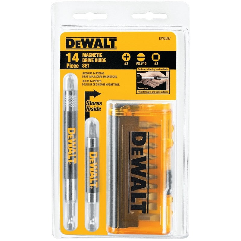 DEWALT DW2097CS Drive Guide Set, 14-Piece, Low Carbon Steel