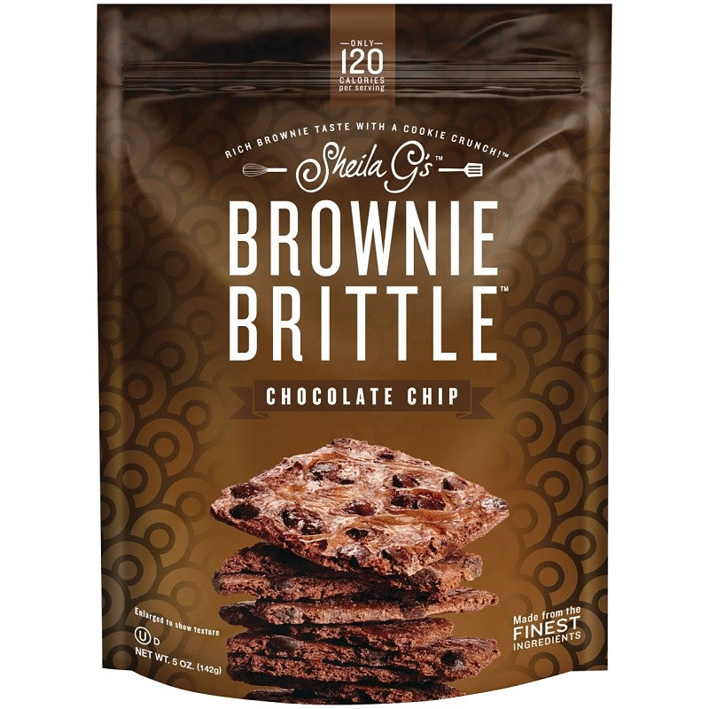 Sheila G's SG1224 Brownie Brittle, Chocolate Flavor, 5 oz (Pack of 6)
