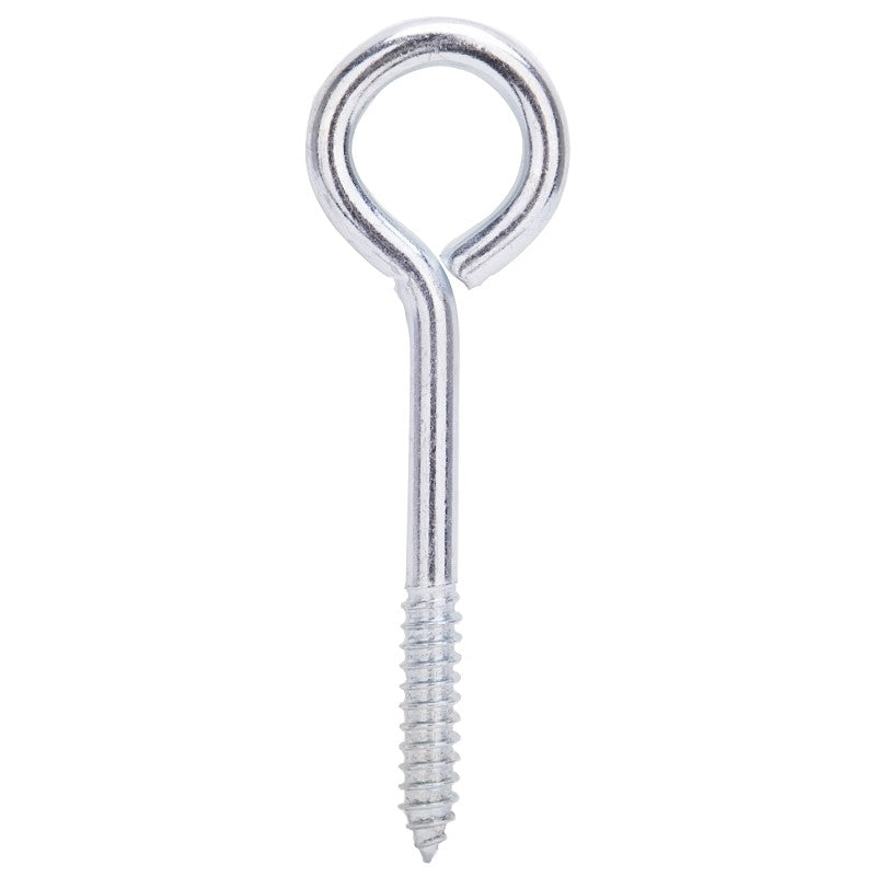 ProSource LR257 Lag Screw Eye, 11 mm Thread, Screw Thread, 2 in L Thread, 1-7/8 in Dia Eye, 271 lb Working Load, Steel (Pack of 10)