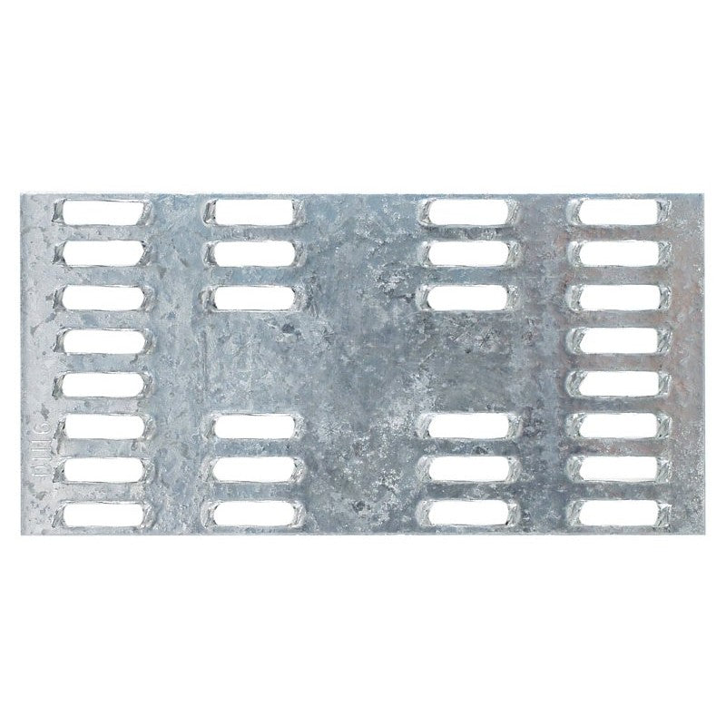 Simpson Strong-Tie MP MP24 Mending Plate, 4 in L, 2 in W, 20 ga Gauge, Steel, Galvanized (Pack of 100)