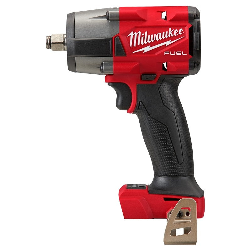 Milwaukee M18 FUEL 2962-20 Mid-Torque Impact Wrench, Tool Only, 18 VDC, 1/2 in Drive, Square Drive