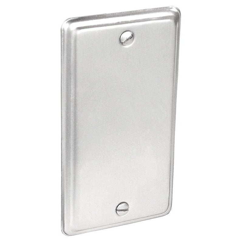 Southwire G19290-UPC Box Cover, 0.21 in L, 2 in W, Rectangular, Steel, Zinc-Plated