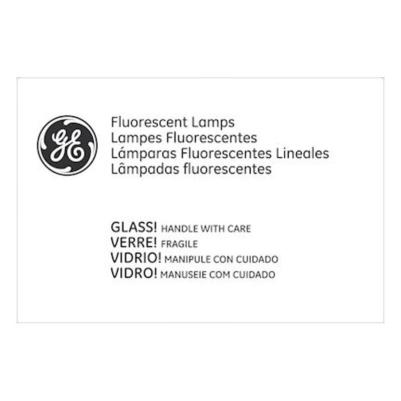 GE Industrial Solutions 20185 Linear Fluorescent Bulb, 40 W, T12 U-Bend Lamp, 2450 Lumens, 4100 K Color Temp (Pack of 12)