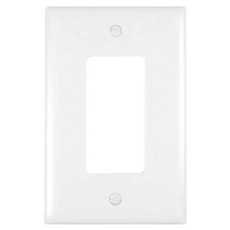 Legrand TradeMaster TPJ26W Wallplate, 5.06 in L, 3.31 in W, 1 -Gang, Nylon, White