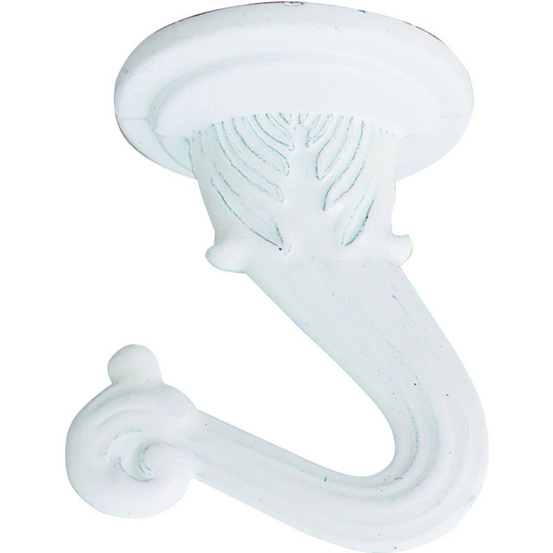 Westinghouse 7077000 Swag Hook, 1 in L, 1-1/4 in W, 1-1/2 in H, Metal, White