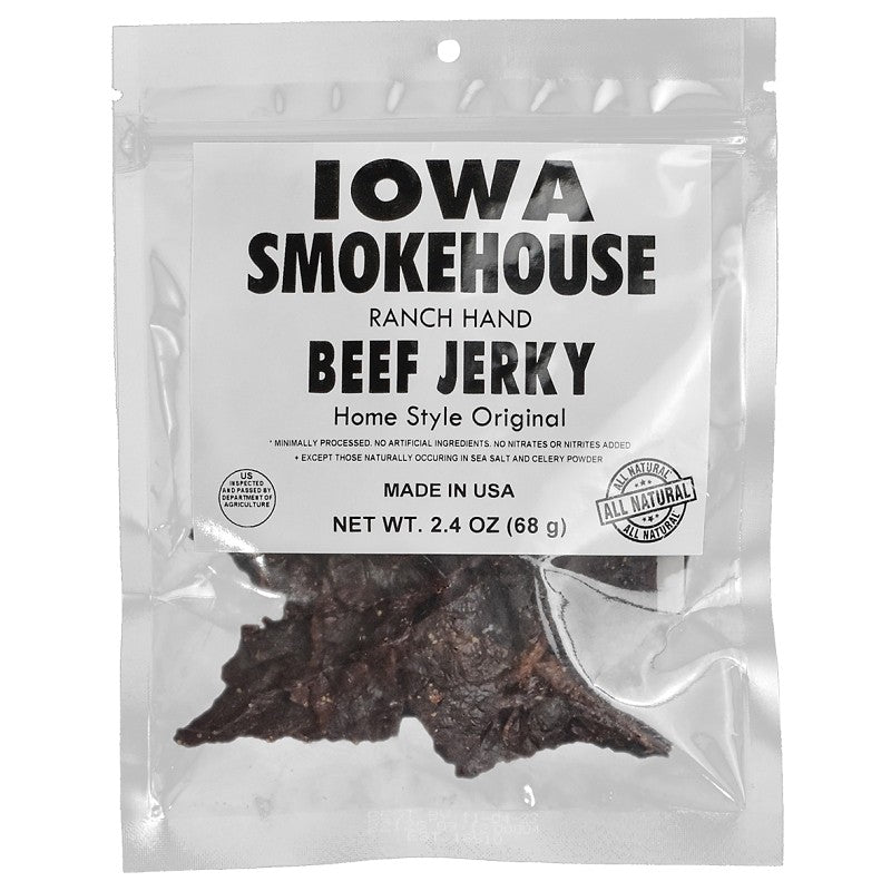 Iowa Smokehouse is-rh2jn-m Snacks, Original, 2.4 oz, Bag (Pack of 8)
