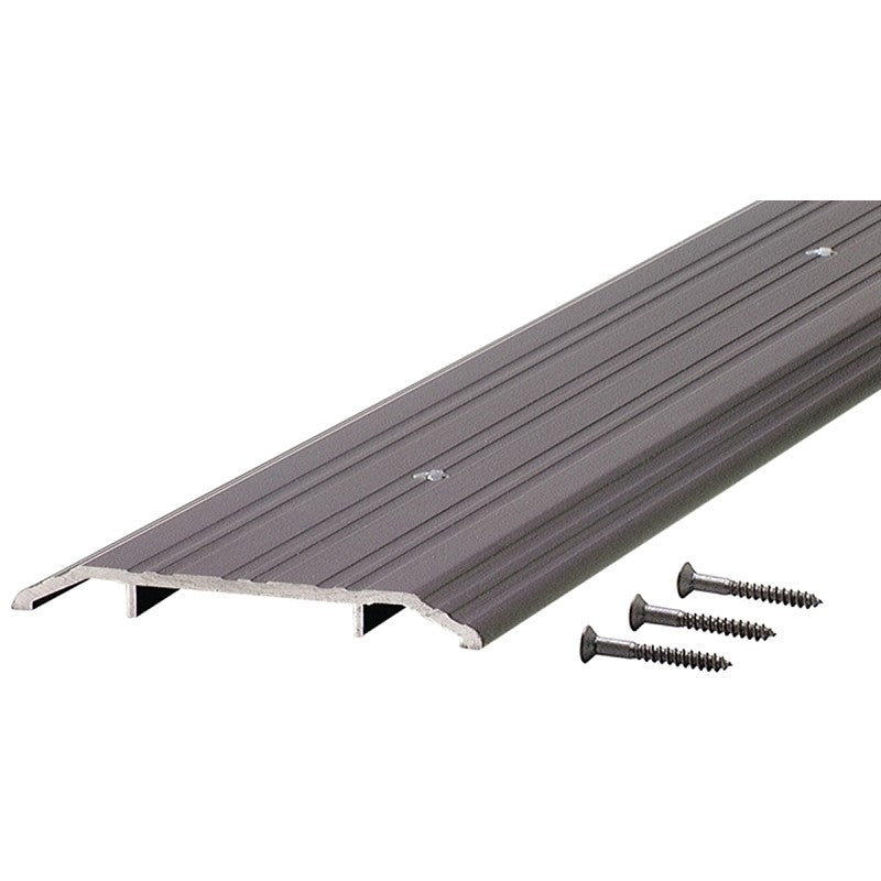 M-D TH015 68353 Saddle Threshold, 72 in L, 5 in W, Aluminum, Bronze