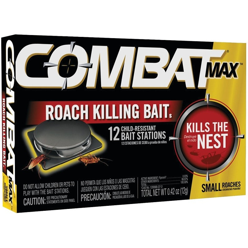 Combat 1748410/ 51910 Roach Bait, Characteristic, Brown (Pack of 12)