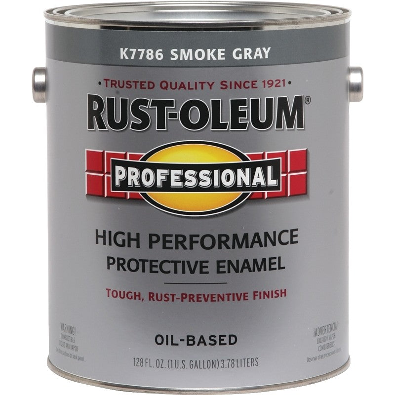 RUST-OLEUM PROFESSIONAL K7786402 Protective Enamel, Gloss, Smoke Gray, 1 gal Can (Pack of 2)