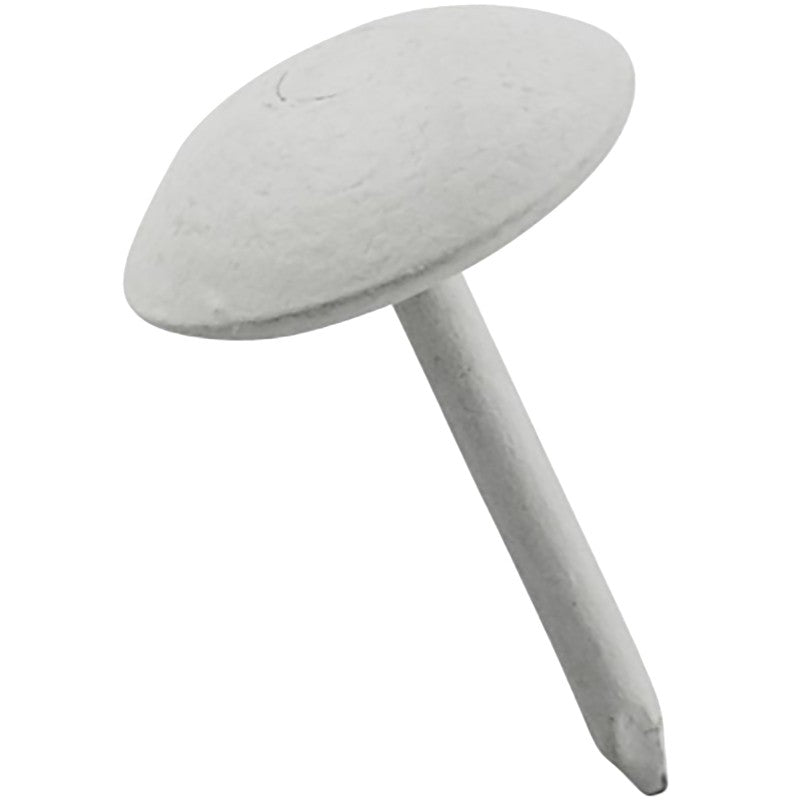 National Hardware N279-158 V7730 Series Upholstery Nail, White, Steel, Round Head