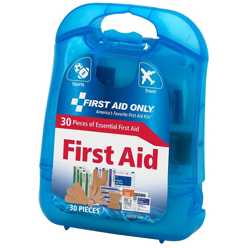First Aid Only 91098 First Aid Kit, 29-Piece, Multi-Color (Pack of 12)