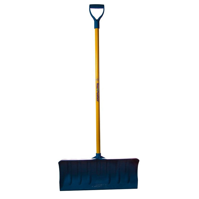Mount Waldo Plastics 24SPSB Snow Pusher Shovel, 24 in OAL, Blue