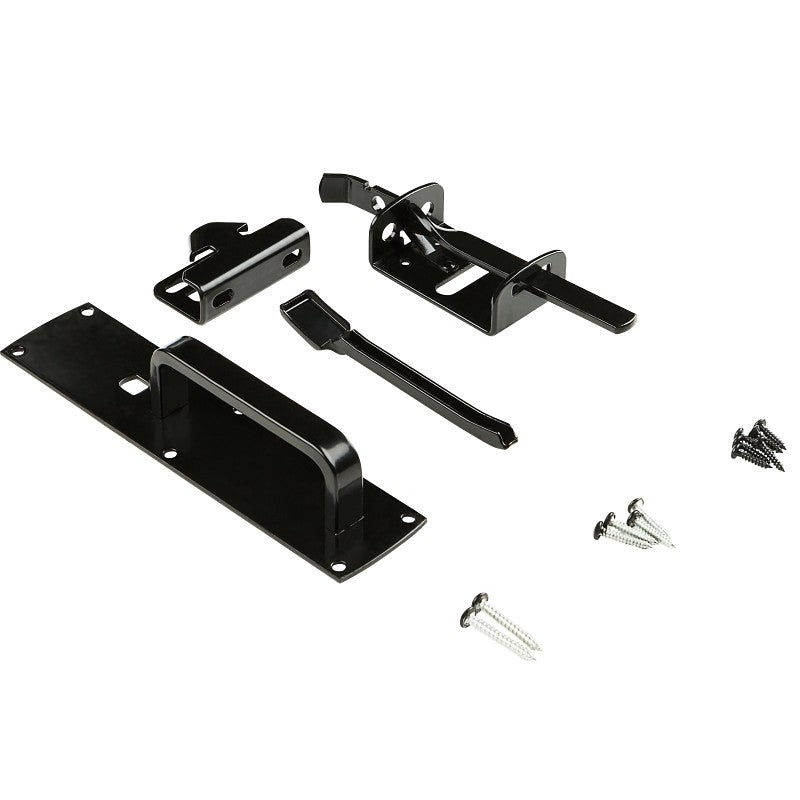 National Hardware V1394 N109-050 Gate Thumb Latch, Black