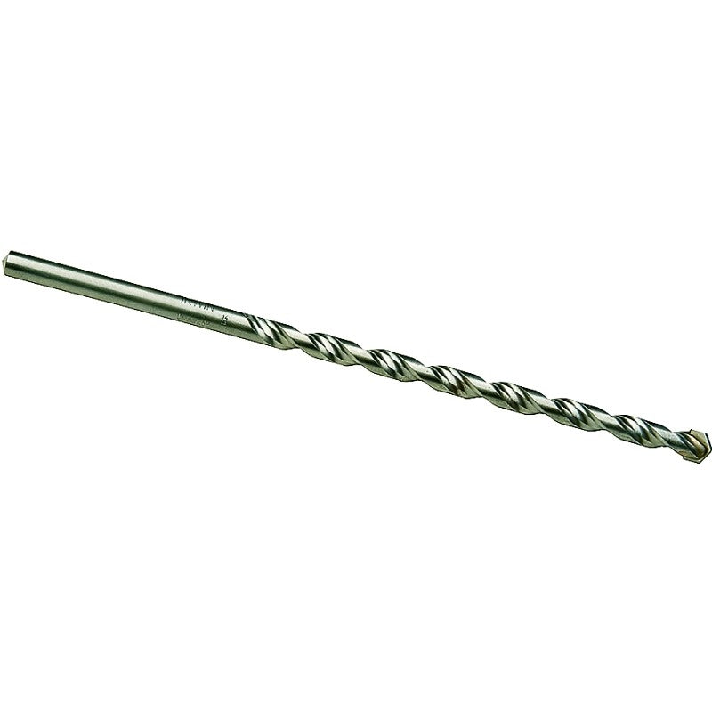 Irwin 326005 Rotary Hammer Drill Bit, 1/4 in Dia, 4 in OAL, Percussion, Twist Flute, 2-Flute, 1/4 in Dia Shank