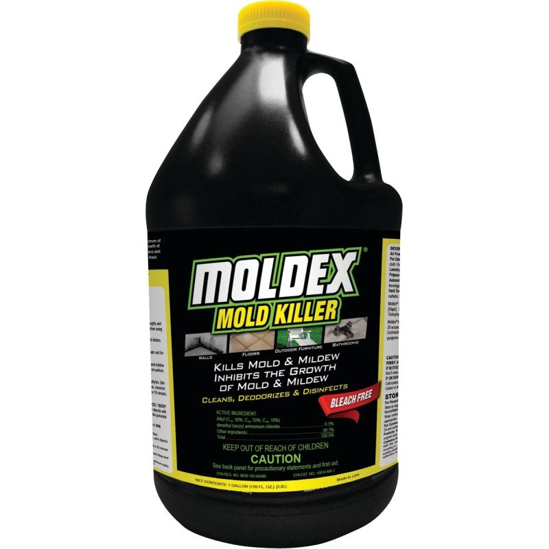 Moldex 5520 Mold and Mildew Killer, 1 gal, Liquid, Floral, Clear (Pack of 4)