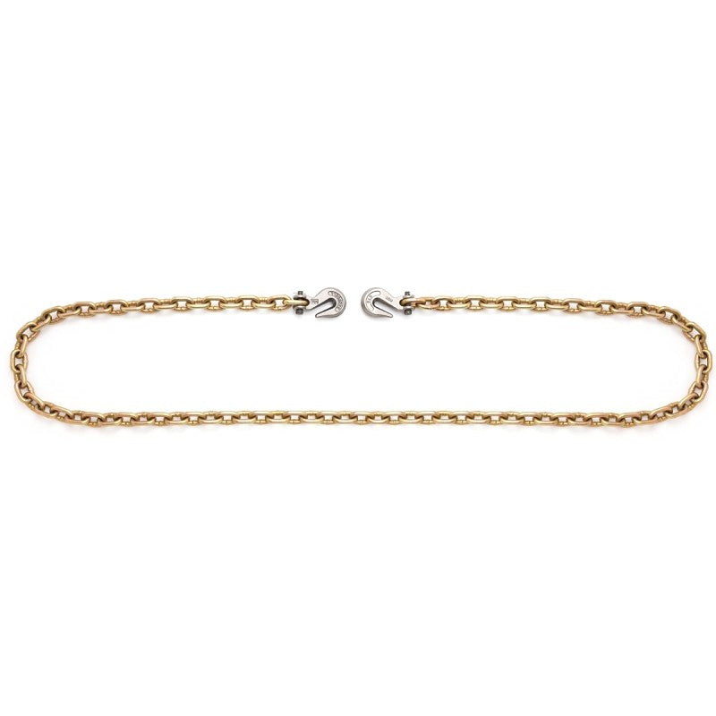 Campbell T0513698 Binder Chain, 3/8 in, 20 ft L, 6600 lb Working Load, 70 Grade, Steel, Chrome Yellow/Zinc
