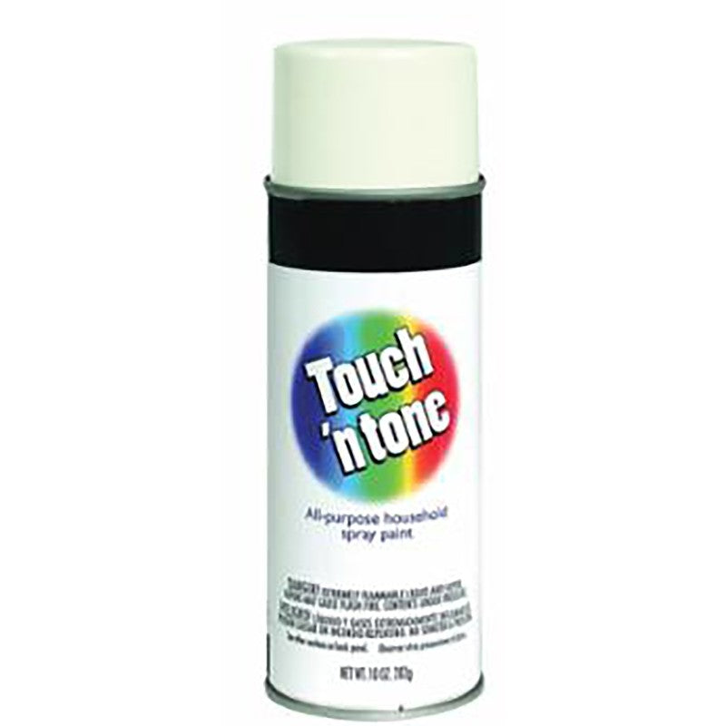 Touch 'N Tone 55274830 Spray Paint, Gloss, White, 10 oz, Can